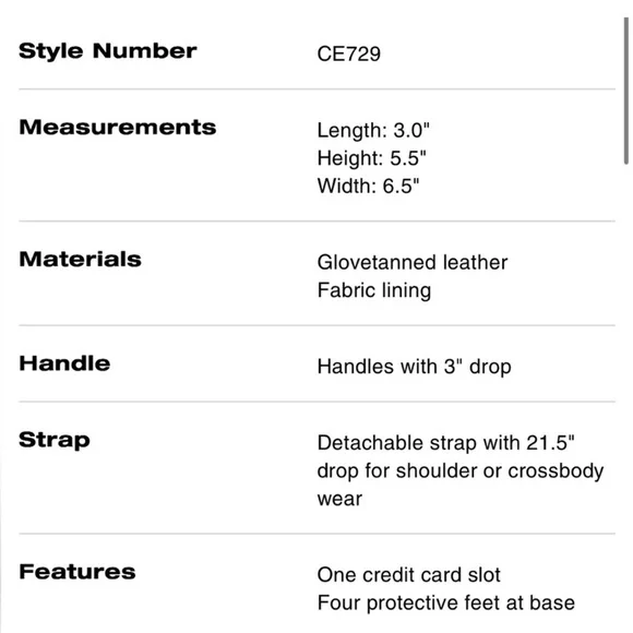 COACH Mini Cashin Tote with Rivets Crossbody Strap - Picture 16 of 17